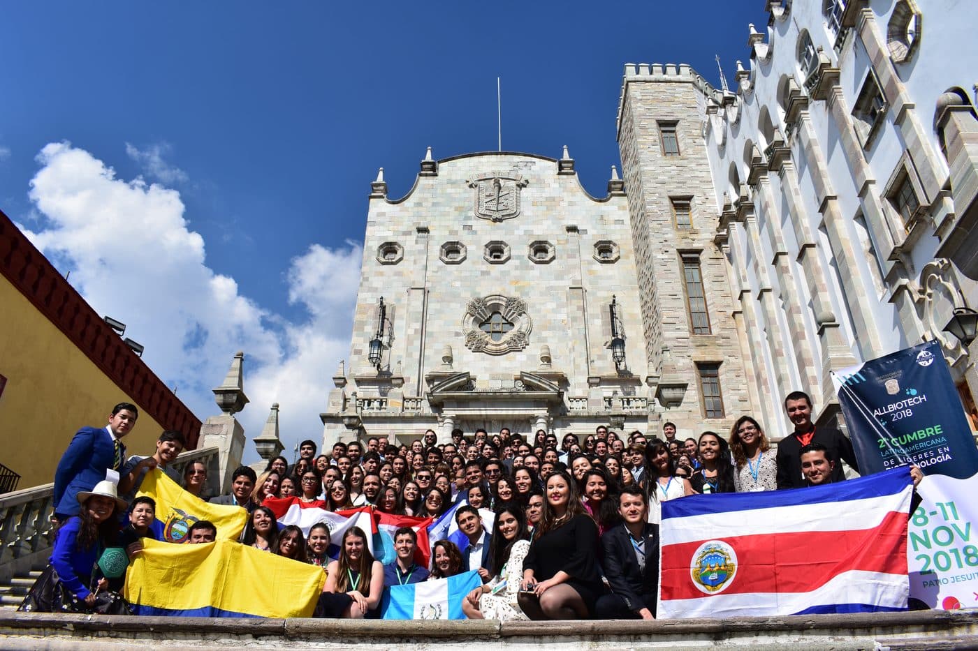 Participantes de la Cumbre Allbiotech 2018 en la Universidad de Guanajuato.