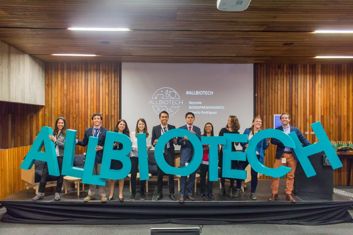Participantes de una Cumbre Allbiotech.